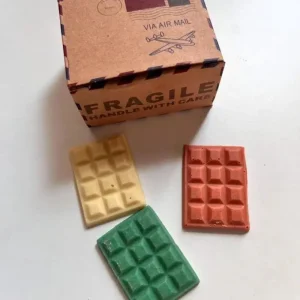 Mini Tavola Schocko – Snack Premio per Cani: Barrette ai Gusti Salmone, Pollame e Alghe (14 pz)