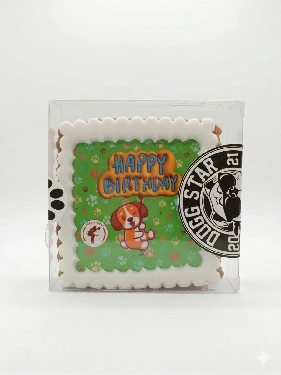 Torta di Compleanno per Cani alla Carruba – Dogg Star Artigianale