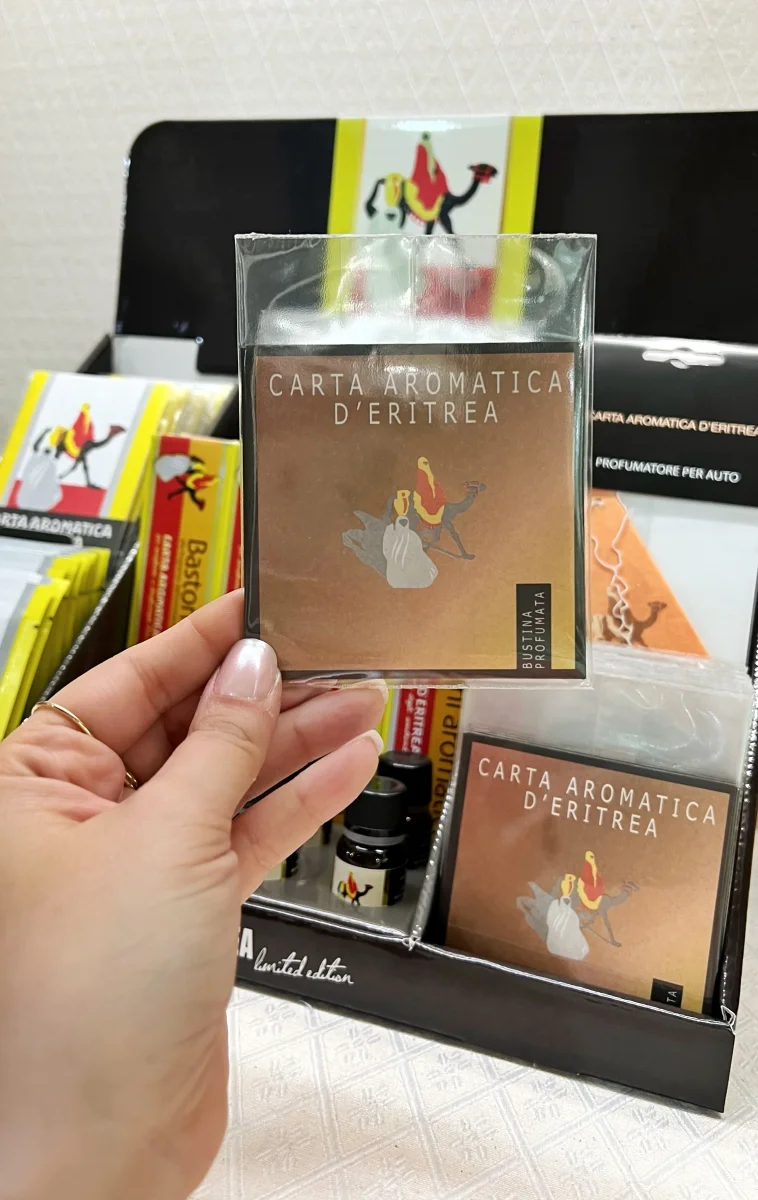 🐫 Bustine profumate “Carta Aromatica d’Eritrea”