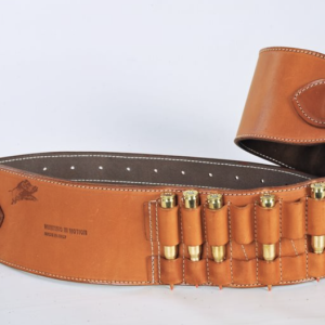 144 Cartuccera carabina cuoio marrone