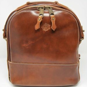 ZA/10 Borsa Zaino ” Prospect ” in cuoio ingrassato a mano